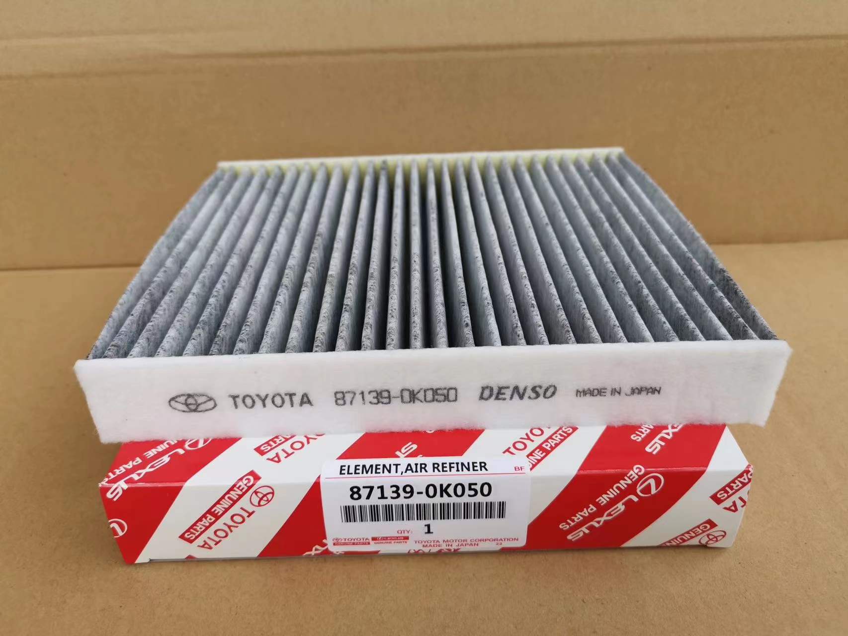 TOYOTA Genuine Parts Cabin Air Filter 87139-OKO50