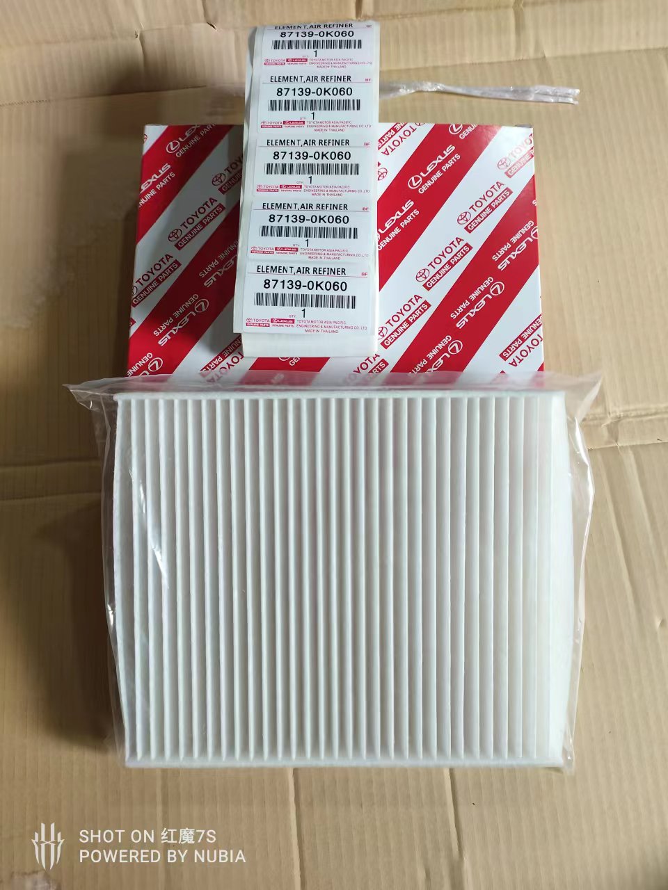 Original Cabin Air Filter 87139-6K060 For Japanese Car Alphard / Vellfire