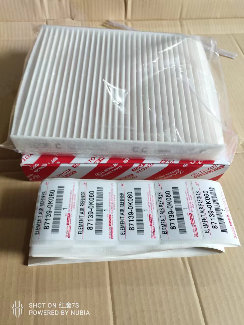 Original Cabin Air Filter 87139-6K060 For Japanese Car Alphard / Vellfire