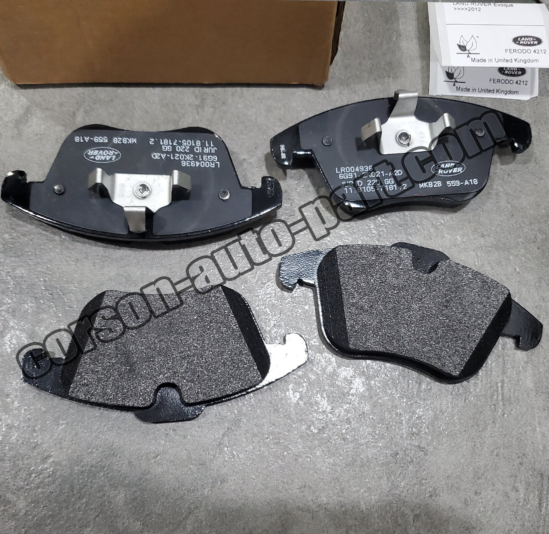 Genuine Front Brake Pads LR004936 For Land Rover LR2, 2008 - 2015