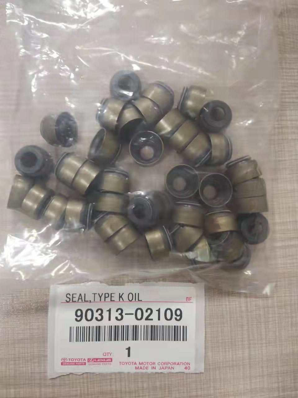 90913-02109 Toyota OEM Genuine SEAL OR RING, O(FOR VALVE STEM OIL)  90913-02053  90913-02116