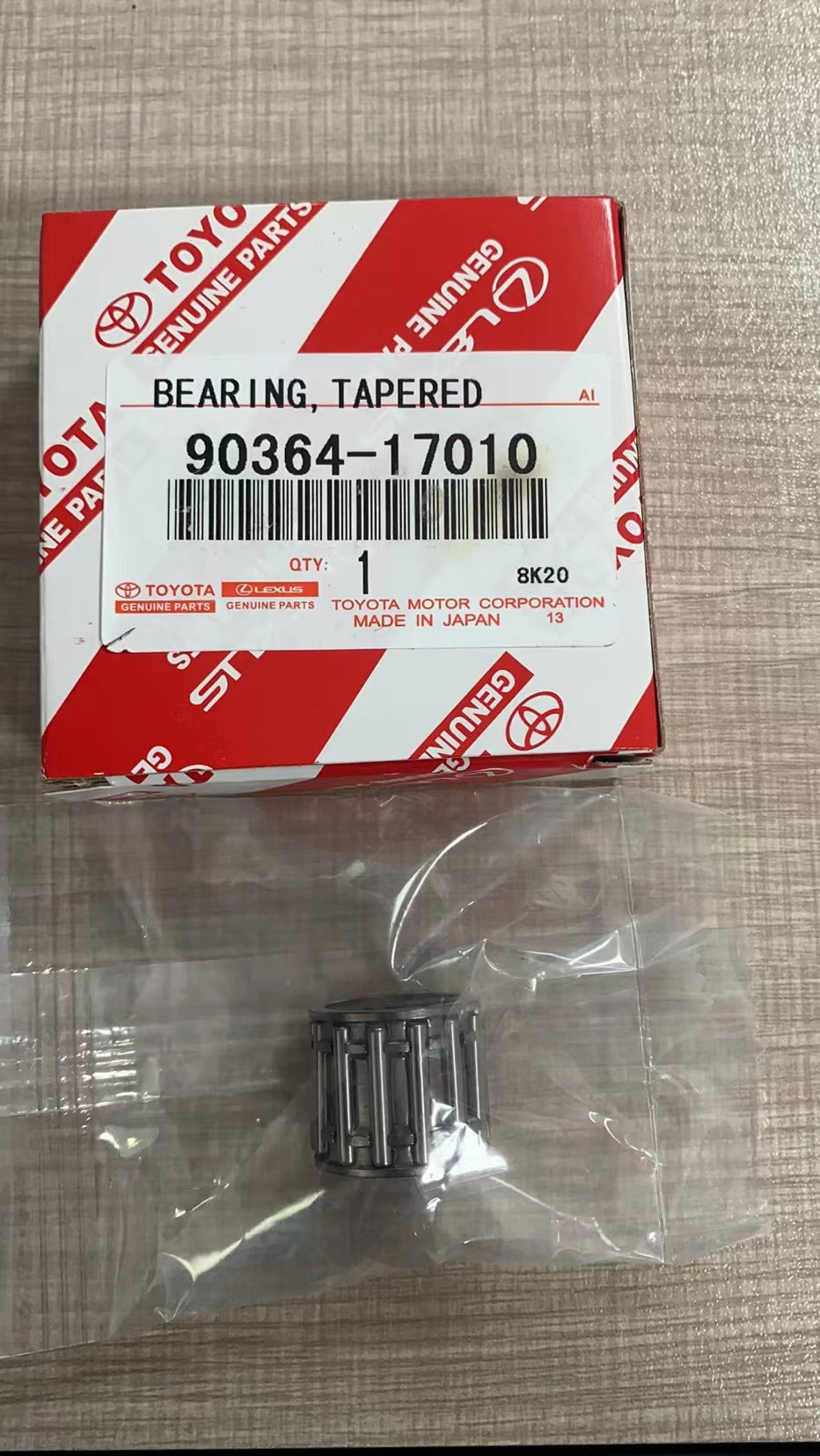 90364-17010 Genuine Toyota Bearing, Needle Roller