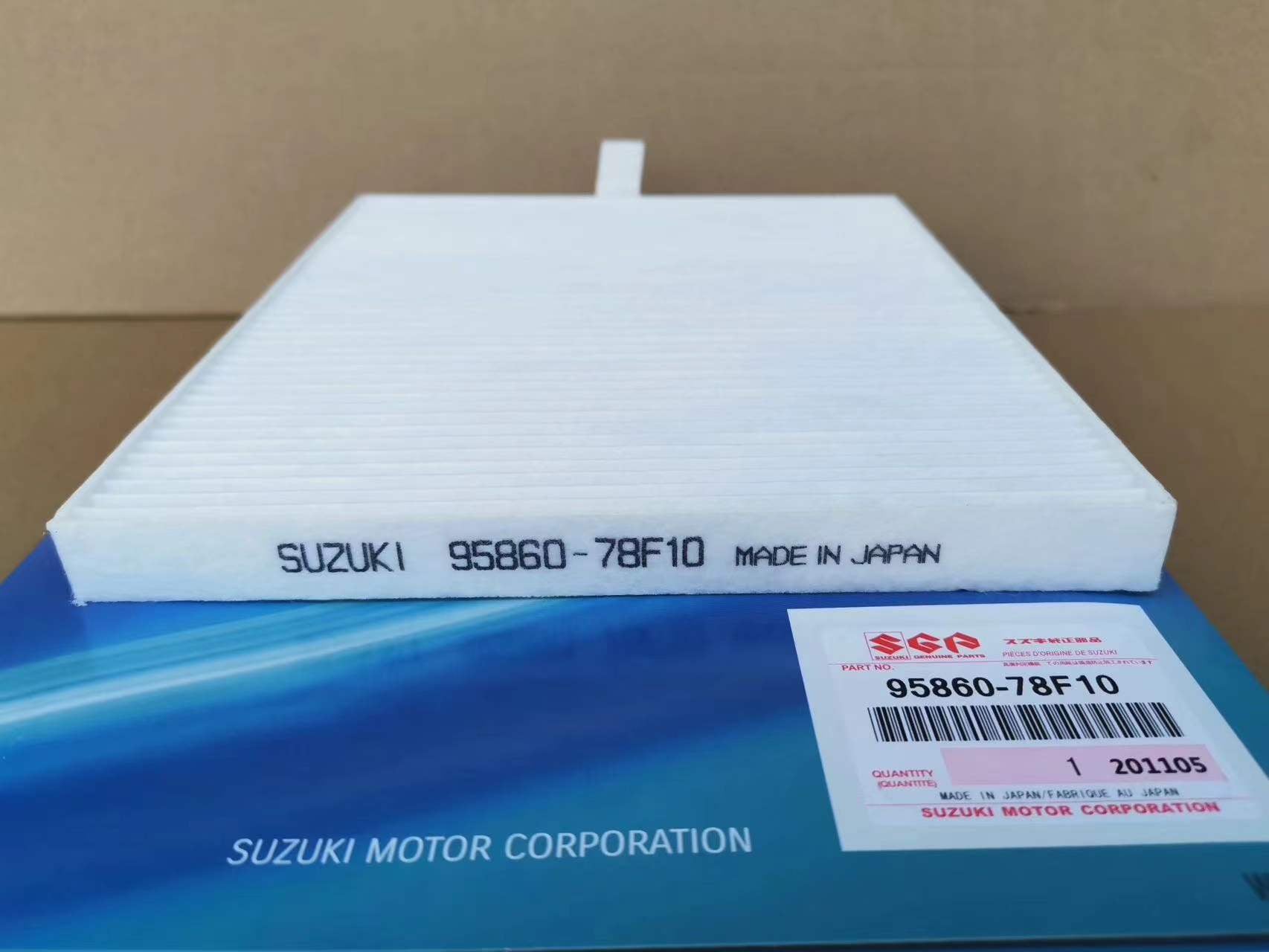 9586078F10 - Filter OE number by SUZUKI