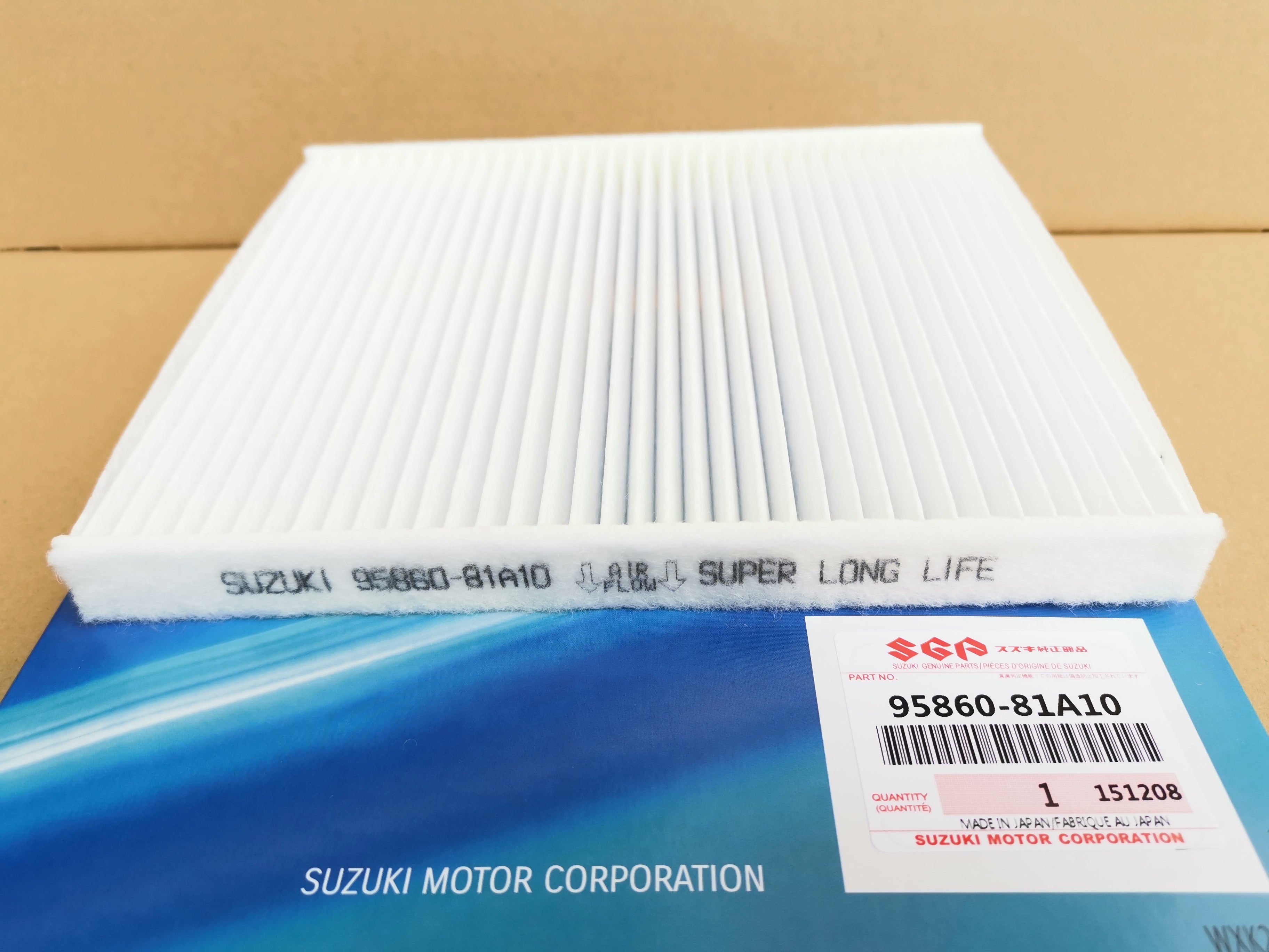 SUZUKI 95860-81A10 Cabin Air Filter