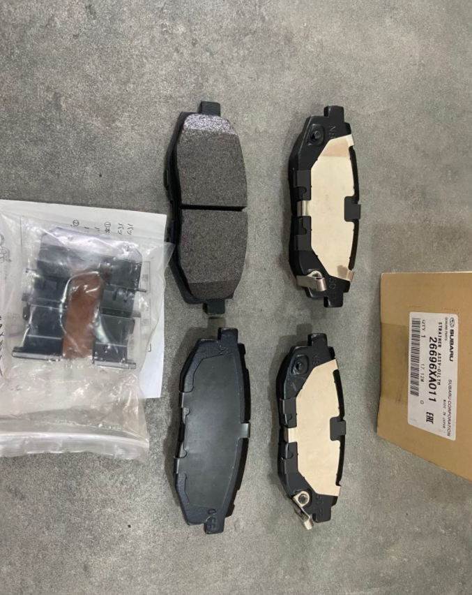 26696XA011 Genuine Subaru Brake Pad Kit Rear